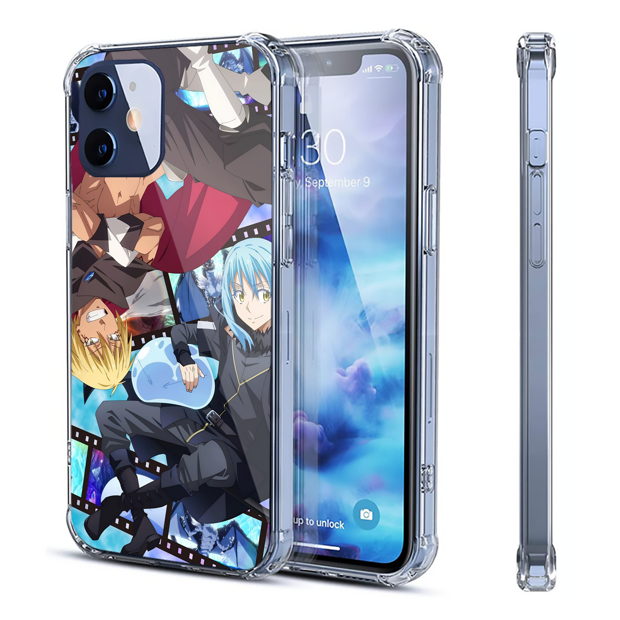 （画像用） 転スラ Regarding Reincarnated to Slime 【iPhone 12シリーズ対応】透明スマホケース（クリアソフトケース）